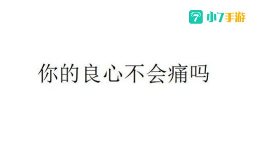 你的良心不会痛吗